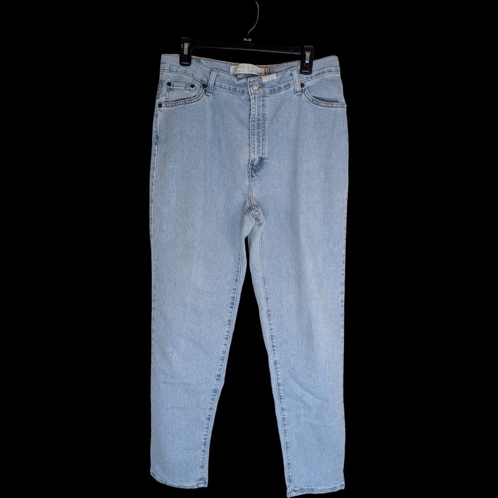 Levi's 512 Classic Slim Tapered Jeans‎ Womens 16 M Light Wash High Rise Vintage